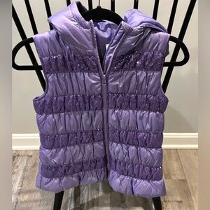 Purple Kids Puffer Vest